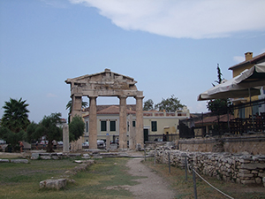 Ingang Romeinse Agora