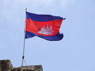 Vlag Cambodja