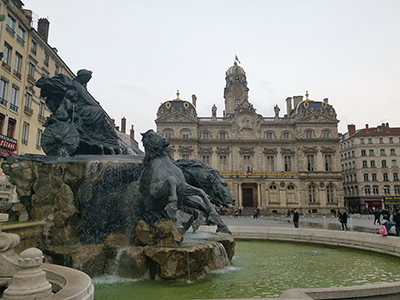 Stadhuisplein in Lyon