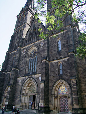 Oude burgt - Vysehrad