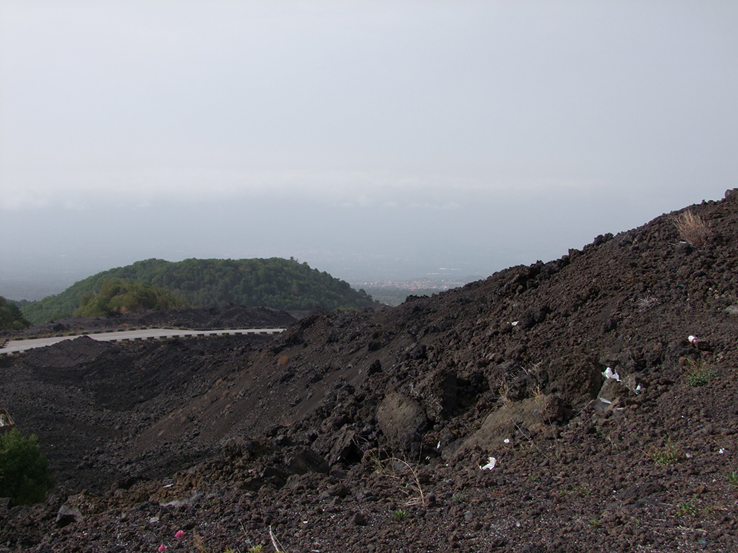 De actieve Etna vulkaan